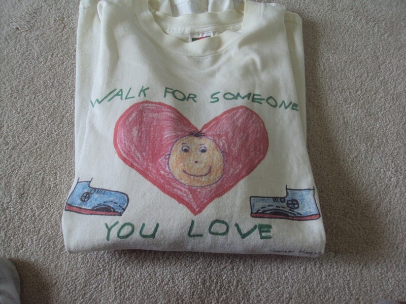 March of Dimes Walk America 1998 XL T-Shirt TCF BANK WALK FOR SOMEONE YOU LOVE