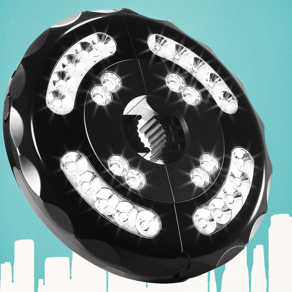 28 LED Outdoor Campfire Umbrella Lamp for Camping & Tents  