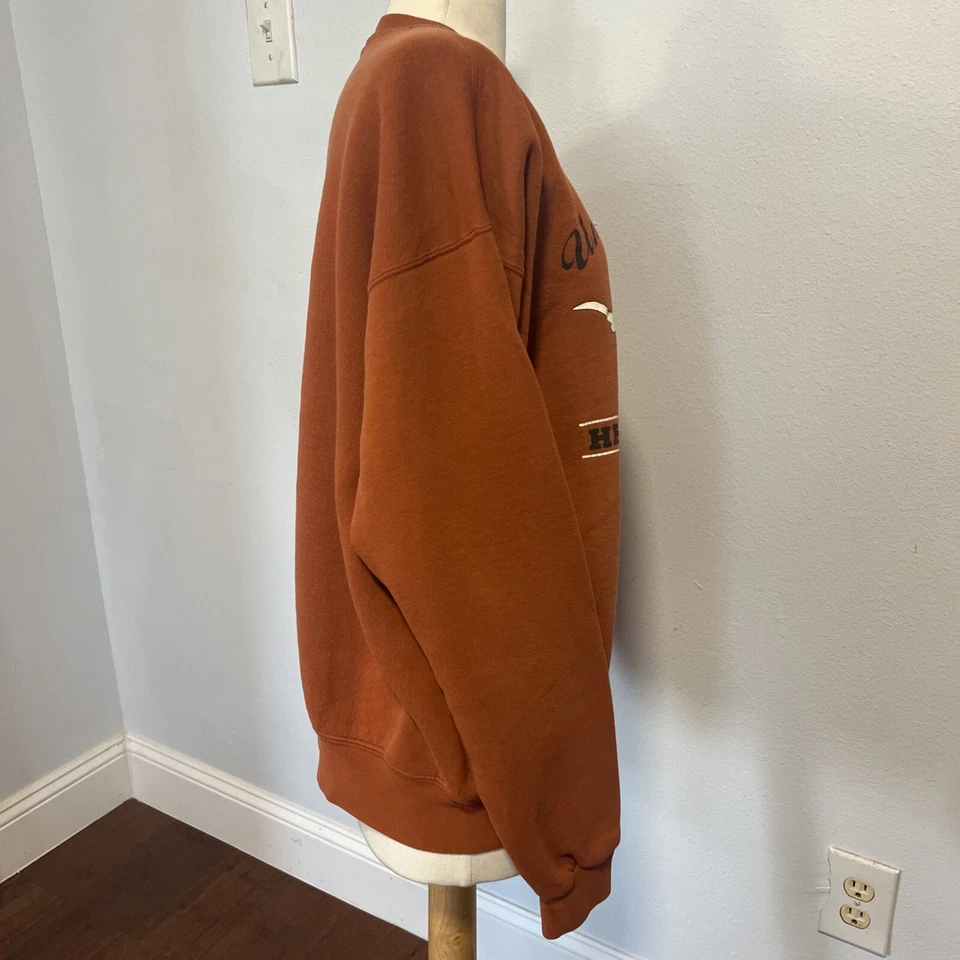Sudadera De Colección M J Soffe Adultos XL Texas Longhorns College Heisman Trofeo Foto 3 de 4