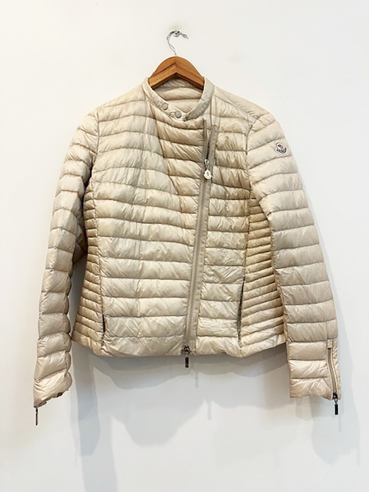 Designer Moncler Size 12 (2) Lightweight Down Filled Chic Women's Puffer Jacket