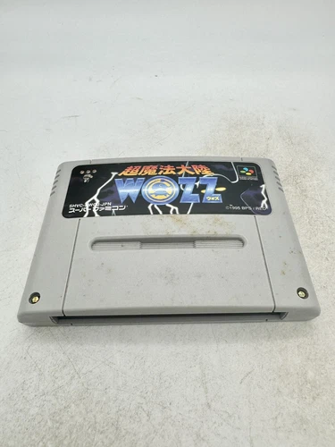 Cho Mahou Tairiku WOZZ Nintendo Super Famicom SNES Jpn Import US Seller Tested