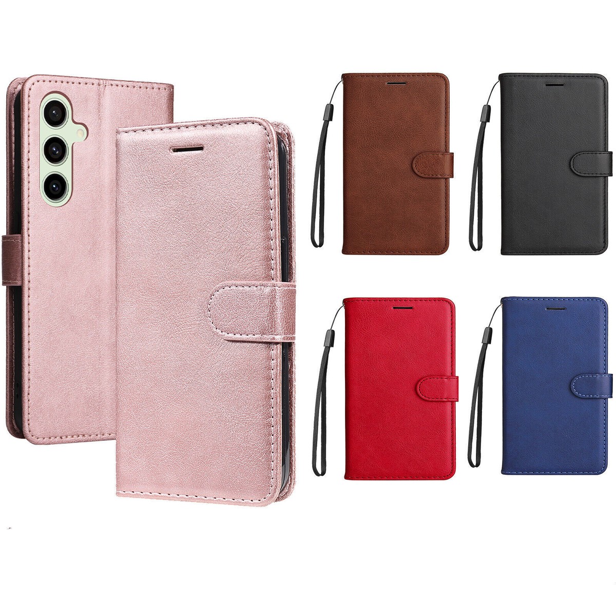Flip PU Leather Wallet Phone Case for Honor 300 400 500 600 Magic