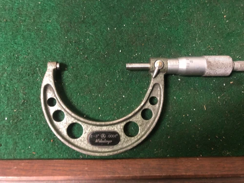 MACHINIST TOOLS LATHE MILL Mitutoyo 2" - 3"  Micrometer Gage KndyBx