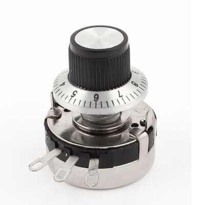 WTH118-2W 10K ohm Rund Carbon Lineare Variation Potentiometer mit Dial Knopf