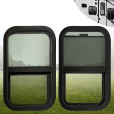 16" x 25" Vertical Slider W/ Screen RV Window For RV Trailer Camper Food Truck