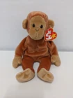 TYBEANIE BABIE 1995 Beanie Baby Bongo the Monkey with Tan Tail  RARE & VINTAGE