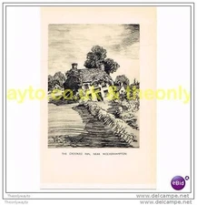 THE CROOKED INN, NR WOLVERHAMPTON, Book Illustration, 1936