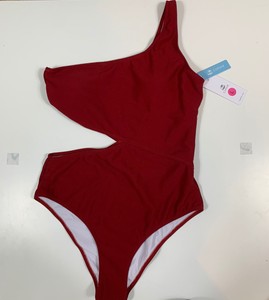 cupshe one shoulder one piece