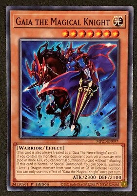 Gaia The Magical Knight of Dragons Secret Rare 1st edition NM MP21