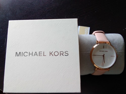 Michael Kors Pink Watch with Gold Face 