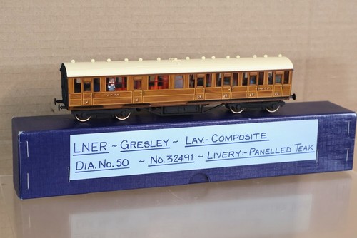 LAWRENCE SCALE MODELLE STUDLEY KIT GEBAUT LNER COMPOSITE LAV COACH 32491 ol | Zustand: Used