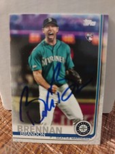 Brandon Brennan Autographed 2019 Topps Signed Baseball Card #US11 Mariners 