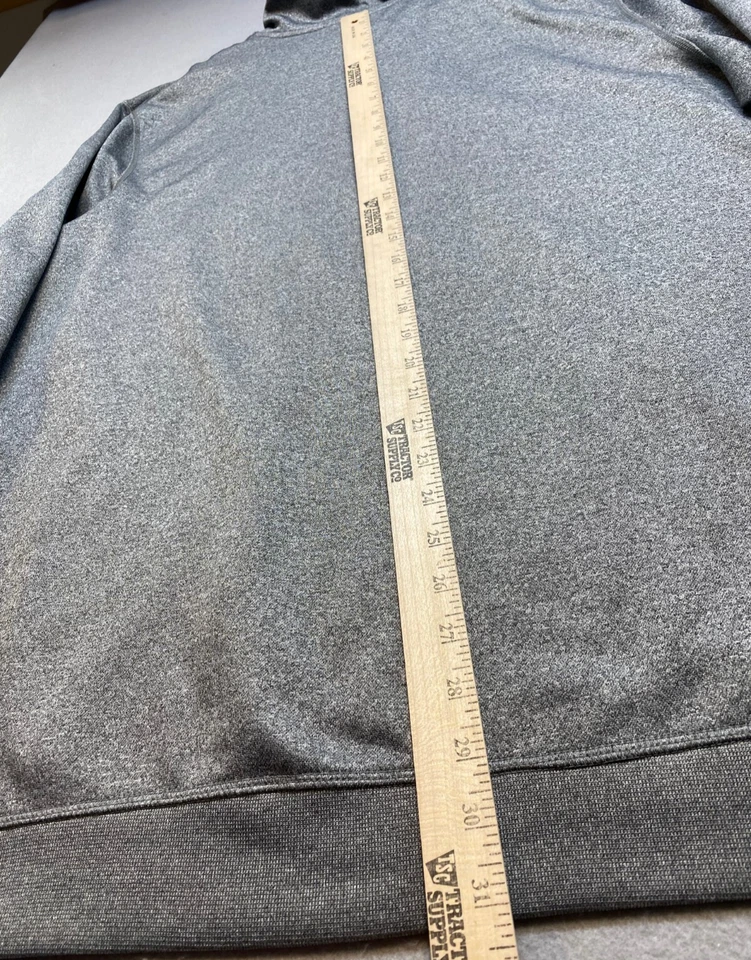 Sudadera con Capucha Tek Gear Para Hombres XLT Alta Cálida Rendimiento Ligeramente Usada Pequeño Punto Cerca del Puño Foto 4 de 4