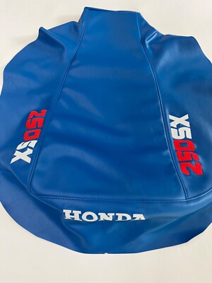 Honda ATC 250SX Fits All Makes & Model  Seat Cover BLUE RED BLUE WHITE