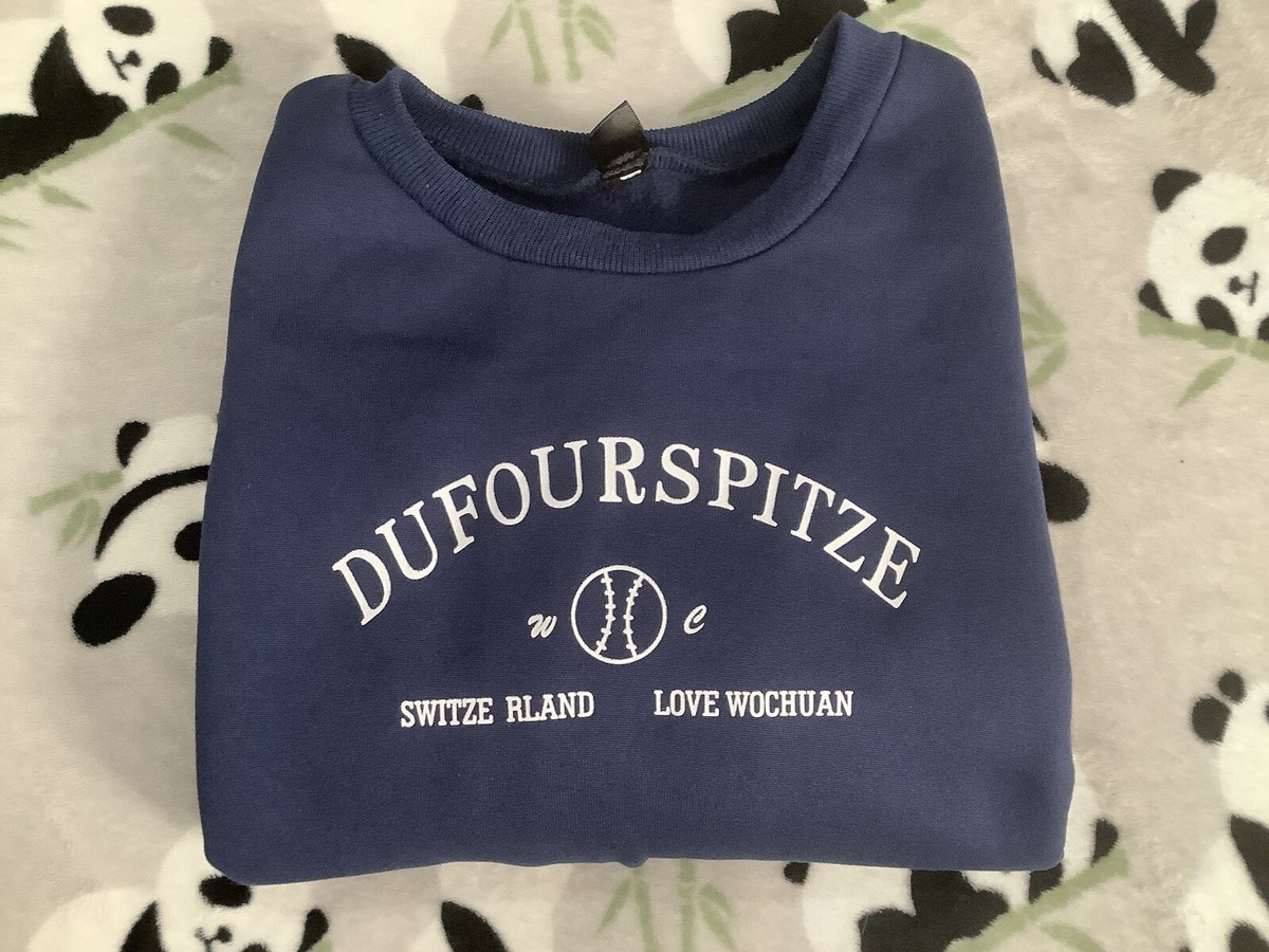 Shein Women's Dufourspitze Medium Softball Blue Sweatshirt Switzerland M 6  Navy | eBay