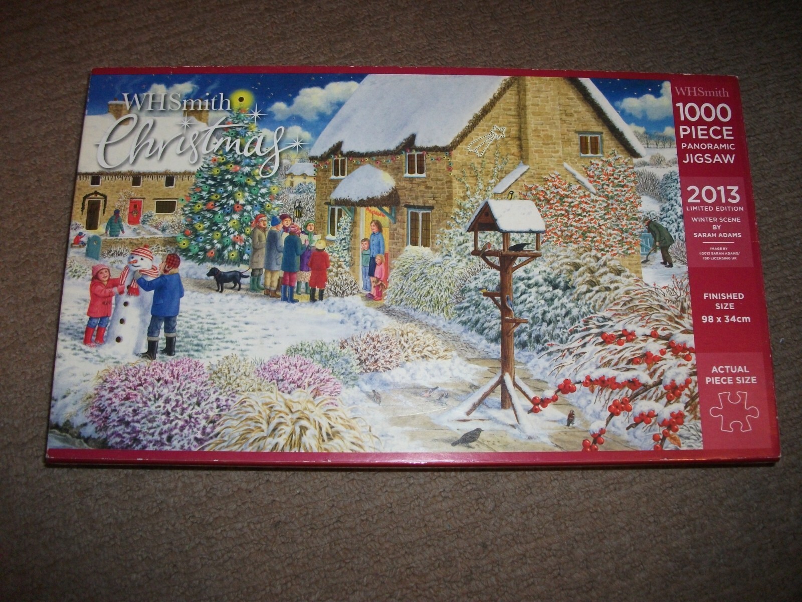 WH SMITH JIGSAW WINTER SCENE 1000 PIECE EXCELLENT CONDITION AND