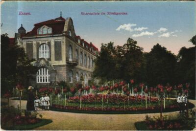 CPA AK Essen Rosenplatz im Stadtgarten GERMANY (1151259)