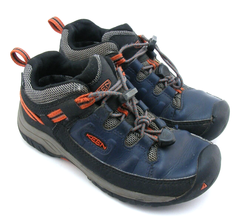 Keen Kids Targhee Waterproof Shoes US 1 UK 13 Blue Good Clean Condition - Picture 2 of 11