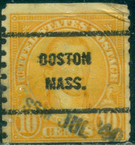 SCOTT # 603, BOSTON, MASSACHUSETTS PRECANCEL, FINE, GREAT PRICE! - Picture 2 of 2