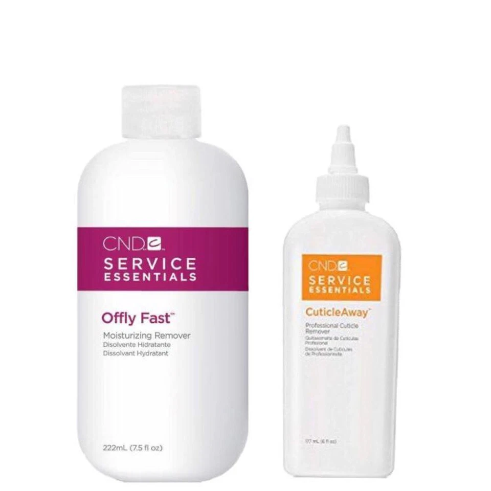 CND SHELLAC Moisturizing Remover OFFLY FAST222ML & CUTICLE AWAY 177ML
