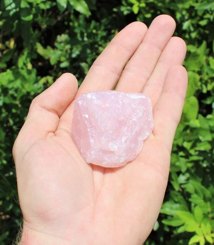 Single LARGE Rough Rose Quartz Raw Crystal Love Stone Natural Specimen (2"-3")