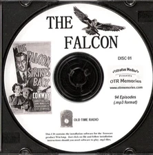 THE FALCON - 94 Shows Old Time Radio In MP3 Format OTR On 2 CDs