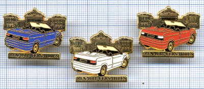 Serie 3 PINS ARTHUS BERTRAND RENAULT Chateau VERSAILLES Autos Cabrio BBR