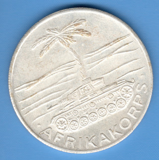 Medaille Afrikakorps Erwin J. Rommel / Panzer Palme Gedenkmedaille