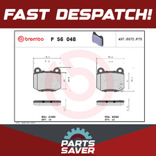Brake Pads Set fits MASERATI QUATTROPORTE Mk5 4.2 Rear 04 to 06 M139A Brembo New