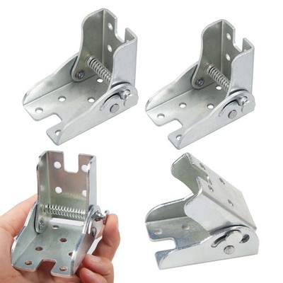4 PCS Silver Foldable self Locking Support Hinge Workbench Table Leg Extension