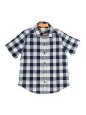 Tommy Bahama Boys Blue Short Sleeve Button-Down Shirt 5