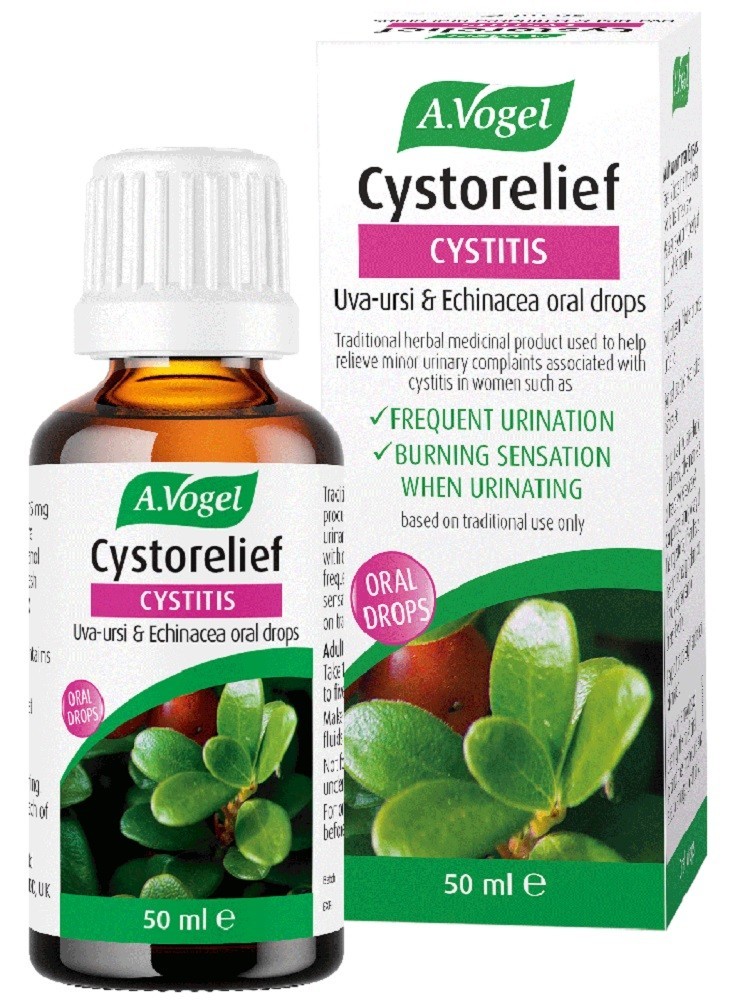 A. Vogel.  Cystorelief Uva Ursi Drops 50ml. BBE 03/2027