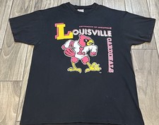 Vintage Louisville Cardinals vs Oklahoma Sooners Matchup Double Sided Shirt