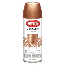 Krylon K01709a77 Spray Paint, Copper Metallic, Metallic, Solvent, 11 Oz