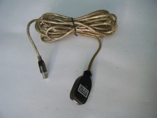 15 Foot Heavy Duty Adaptec Cable to USB cord cable extender. Remote keyboard Use