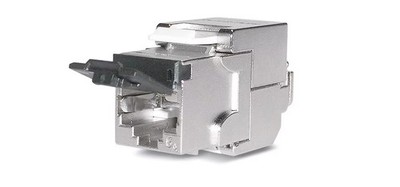 Dätwyler KS-T Plus 1/8 werkzeugloses Cat.6A (IEC) RJ45 Modul, geschirmt