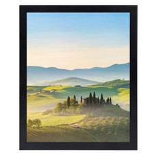 3.5x5 Black Picture Frames with Plexiglass Horizontal and Vertical for Wall