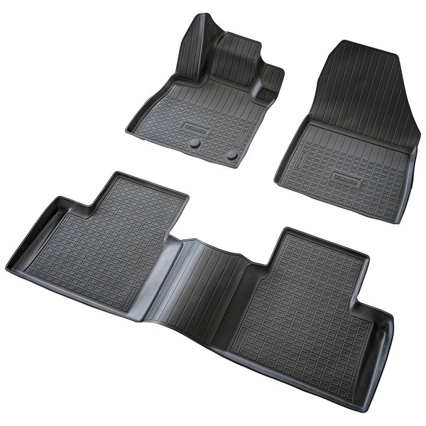 3D Gummi Fussmatten Passend FüR Renault Scenic Iv | Bj 2016-2023 | Passgenau-image