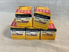 5 Rolls Kodak Tmax 100 TMX 135-36 Exp Black White 35mm Film 4 Sealed 1 O