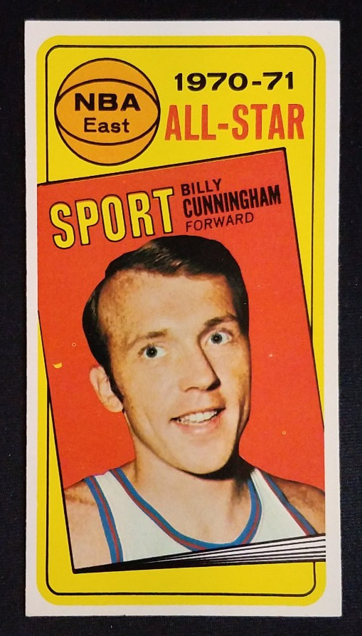 1970-71 Topps #108 Billy Cunningham All Star Philadelphia 76ers (HOF) EX/EX-MINT