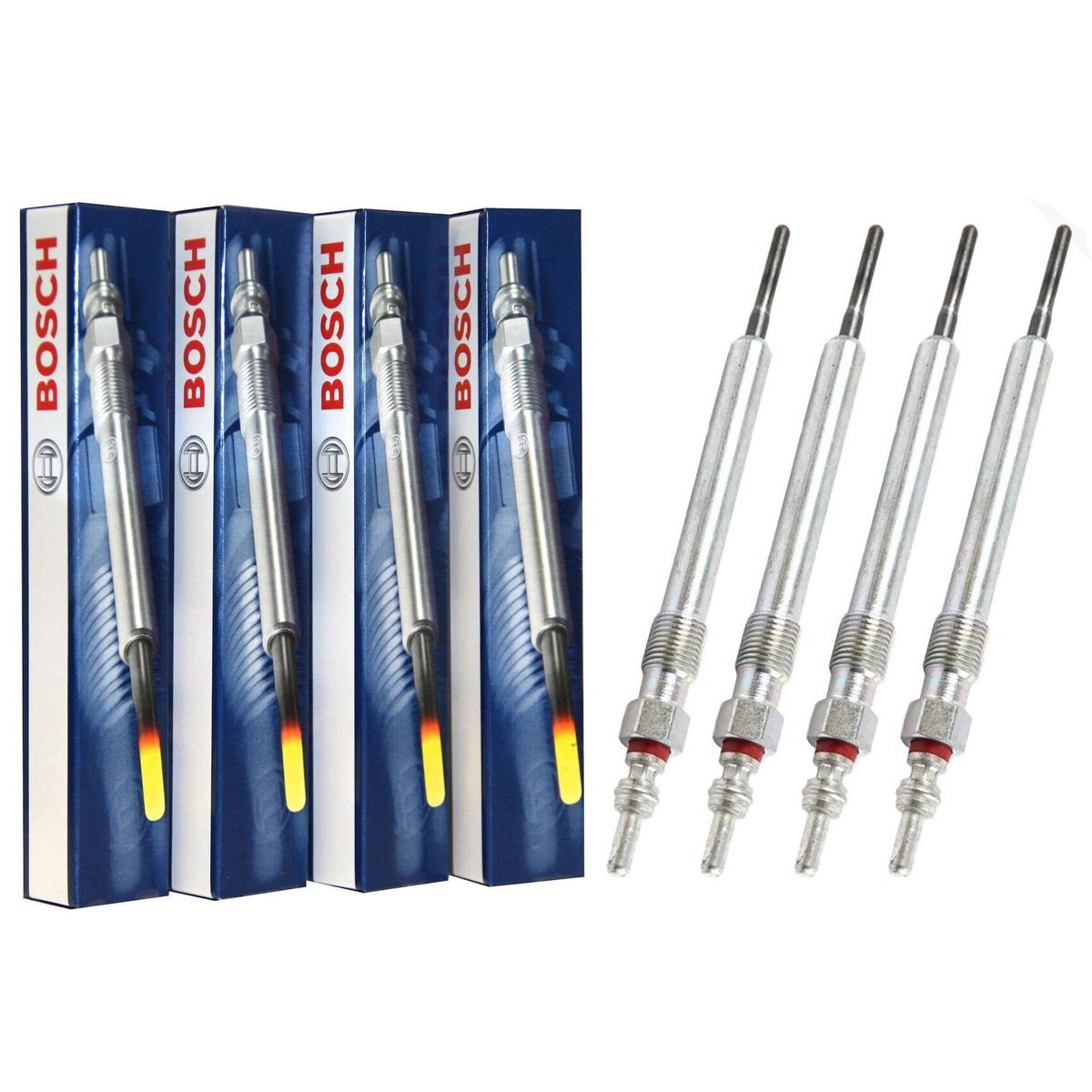 4X Diesel Glow Plugs Set for Audi A3 Q5 Q7 Porsche Cayenne VW Touareg 0250403009