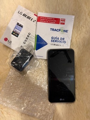 Tracfone LG Rebel 2 LTE Android Smartphone LGL58VCB / Excellent Condition