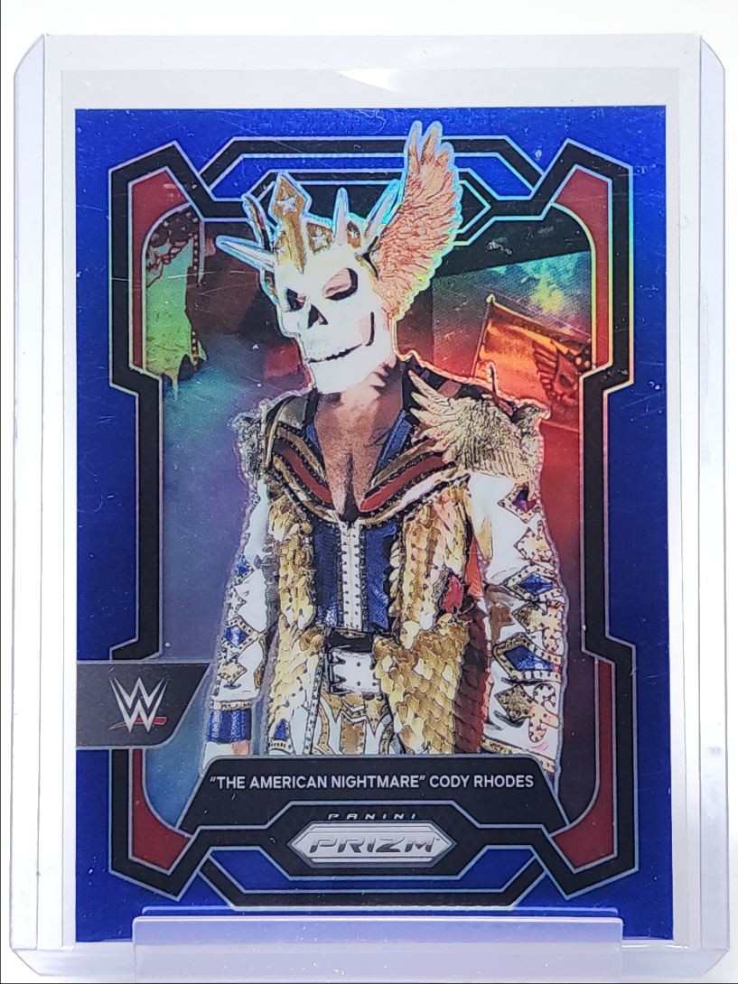 "THE AMERICAN NIGHTMARE" CODY RHODES 2024 PANINI PRIZM WWE BLUE /199 Q4917