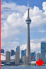 CN Tower Notebook: Toronto Canada: 6x9, 120 pages, paperback