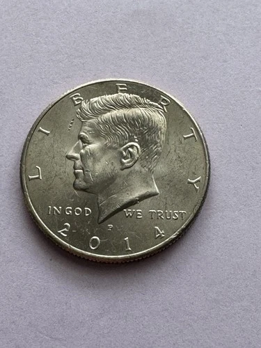 2014 P Kennedy Half Dollar (1) Clad Coins Circulated NIFC  Free shipping N 535