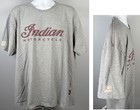Indian Motorcycle T Shirt Mens 2XL Gray Cotton