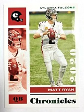 MATT RYAN Atlanta Falcons 2020 Panini Chronicles GREEN PARALLEL Football Card #4