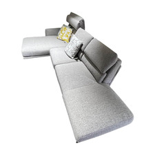 Musterring Polstergruppe MR 6530 Stoff 109 04 11 Ascot 904 Platin Grau 