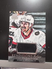 2022-23 UD The Cup Renditions Relics Jake Sanderson Rookie Jersey #RR-SA Ottawa