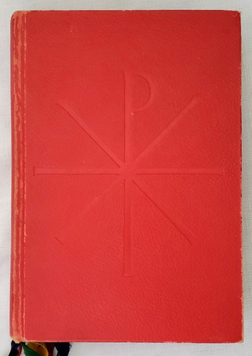 1964 Latin/English Mass ROMAN MISSAL,Priest Used, Tabs, Liturgical, Rubricated